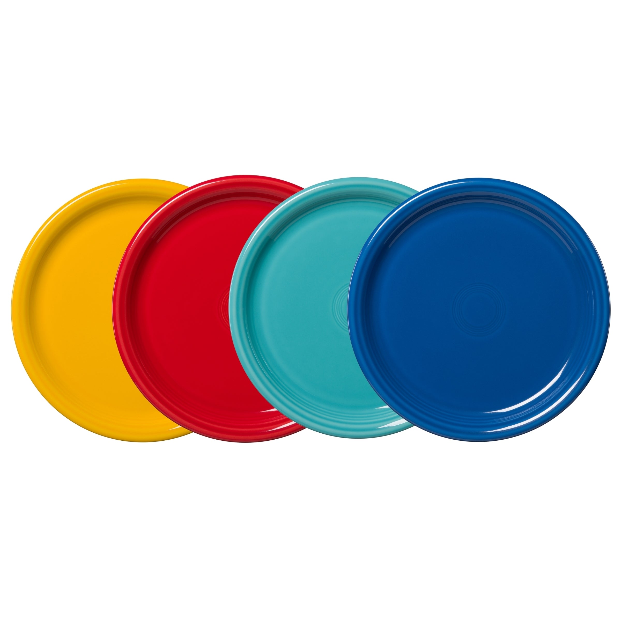 Fiesta Dinnerware - Mixed Vibrant Bistro Coupe 10 1/2 Inch Dinner Plate, Set of 4