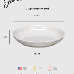 Alternative view of Fiesta Dinnerware - Coupe 8 1/2 Inch Luncheon Bowl 26 OZ Foundry