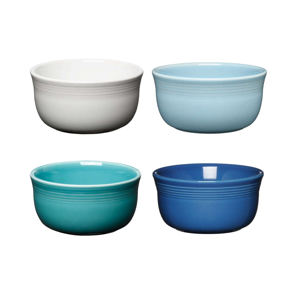 Fiesta Dinnerware - Mixed Coastal Blues All-Purpose 6-Inch 28OZ Gusto Bowls, Set of 4 - Image 3