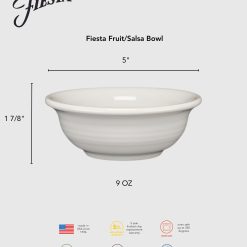 Alternative view of Fiesta Dinnerware - Foundry 5 Inch Fruit/Salsa Bowl 9 OZ