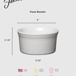 Alternative view of Fiesta Dinnerware - New Retired Fiesta 8 OZ Ramekin 4 Inch