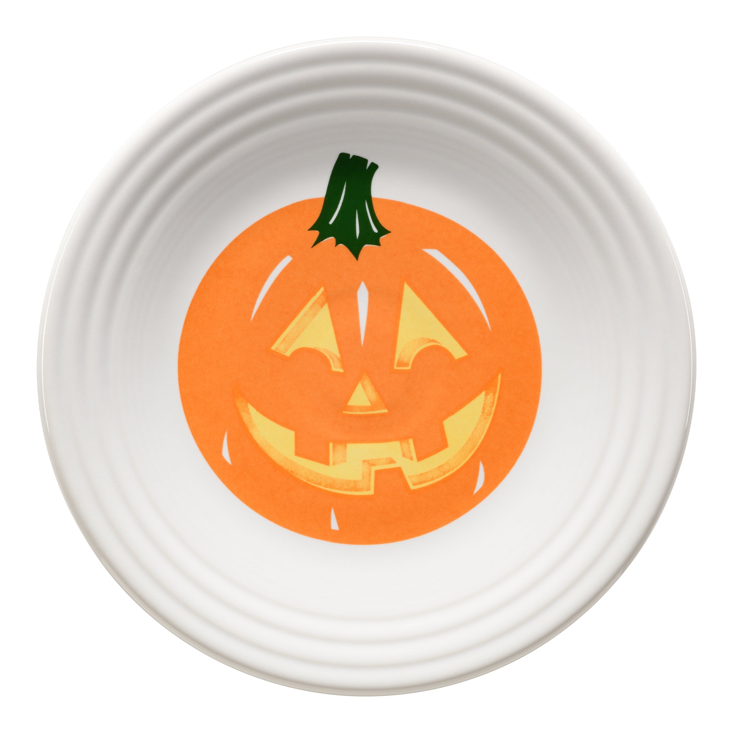 Fiesta Dinnerware - Jack-o-Lantern Pumpkin Classic Rim 9 Inch Luncheon Plate